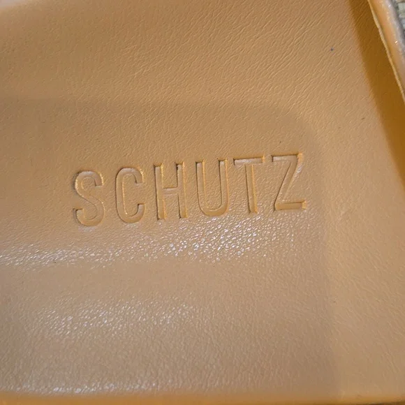 SCHUTZ Enola Sporty Natural Tan Buckle Sandals - Picture 6 of 13